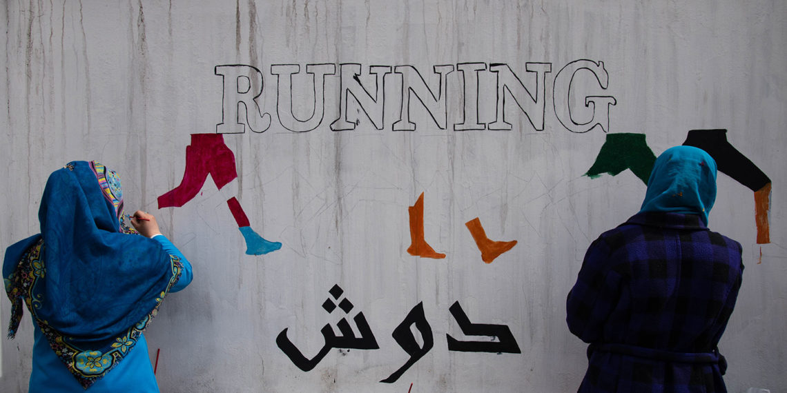 Sportives afghanes fuyant les talibans