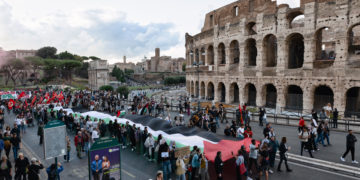 Rome en protestation : la société civile réclame un cessez-le-feu immédiat à Gaza