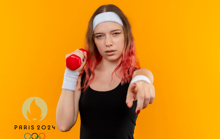 The bodies of female athletes