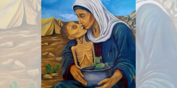 رانيا إياد: فنانة ترسم الجوع في غزة