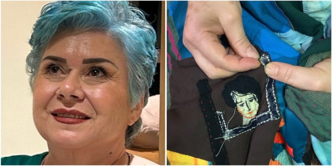 هيام سلمان: فنانة سوريّة تخيط الذاكرة من بقايا القماش