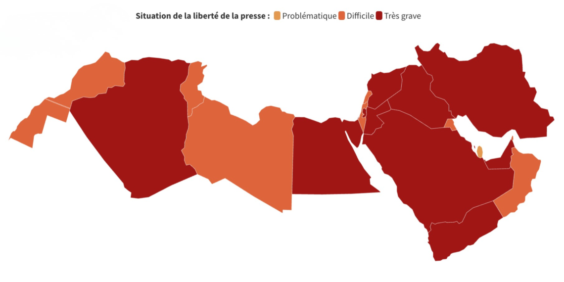 Classement mondial de la liberté de la presse 2026 :  en Méditerranée, une situation guère réjouissante