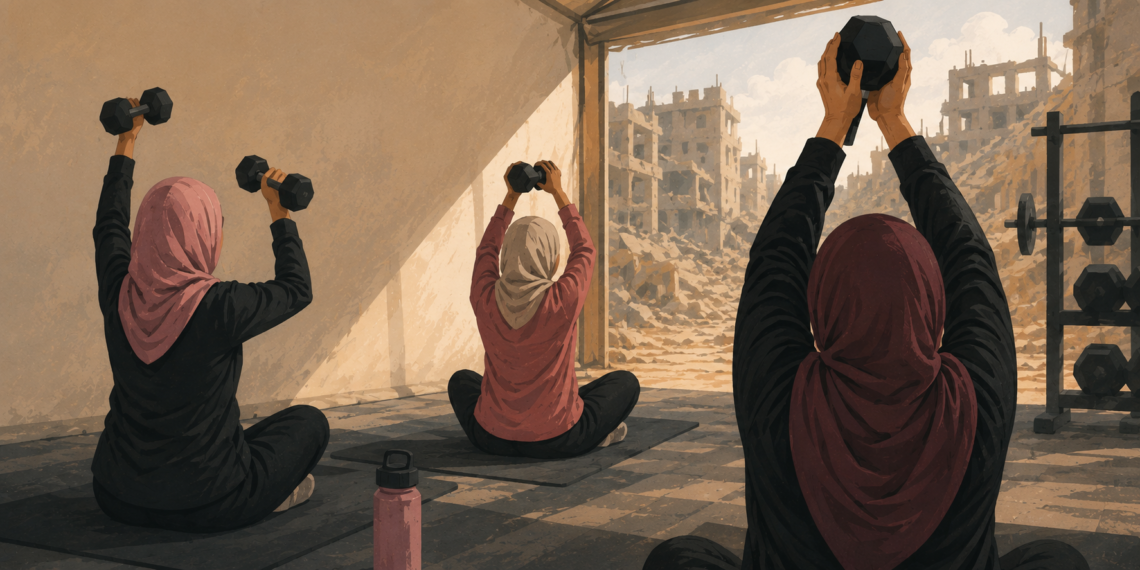 « Je veux me rappeler, ne serait-ce qu’une heure, que je suis encore en vie » : Le sport féminin, une bouée de sauvetage à Gaza